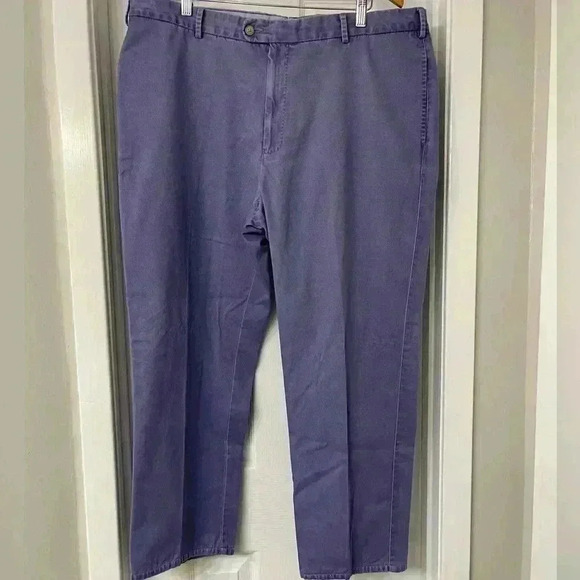 Peter Millar Crown Crafted Men's 40 Pants Purple MS15B84 Concord Garment Dyed - Picture 1 of 9